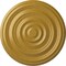 Ekena Millwork Carton Smooth Ceiling Medallion (Fits Canopies up to 9 1/8"), 29 1/8"OD x 1 1/2"P, Iridescent Gold CM29CAIGS - alternate 1